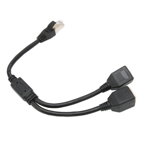 Επαγγελματικό καλώδιο Ethernet διαχωριστή, διαχωριστής δικτύου RJ45 για το σπίτι και 1