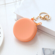 Kawaii Geldbörse mit Schlüsselanhänger, Flaschenhalter aus Polyester, kleine Münztasche für Damen mit Reißverschluss, leicht zu tragen,