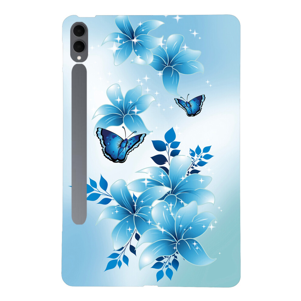 ( Butterfly) For Samsung Galaxy Tab S11 Ultra Case Pattern Printing Slim Soft Tpu Tablet Cover Blue 6914285591143