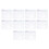 Sacs de rangement de médicaments EVA 10-transparent 9,5x7,5 1