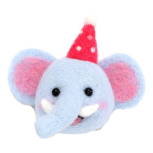 Mooie Dieren Broche Naaldvilten Starter Kits Pins-olifant