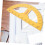 180degree Protractor Large Angle Ruler Drawing Tool Teacher Stationery Precision Measuring Plastic Protractor 4