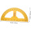 180degree Protractor Large Angle Ruler Drawing Tool Teacher Stationery Precision Measuring Plastic Protractor 5
