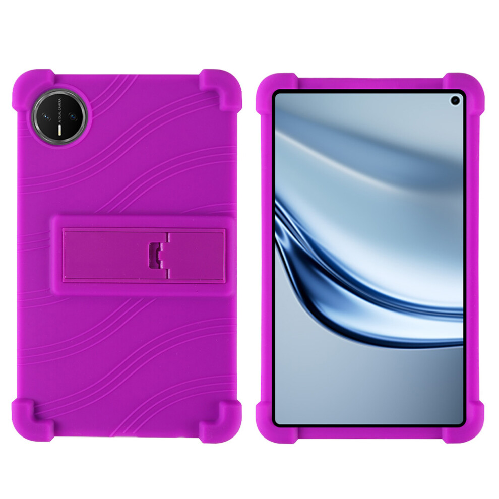 (Purple) For Huawei Matepad Mini Case Adjustable Kickstand Silicone Tablet Protective Cover Purple 6914287764705