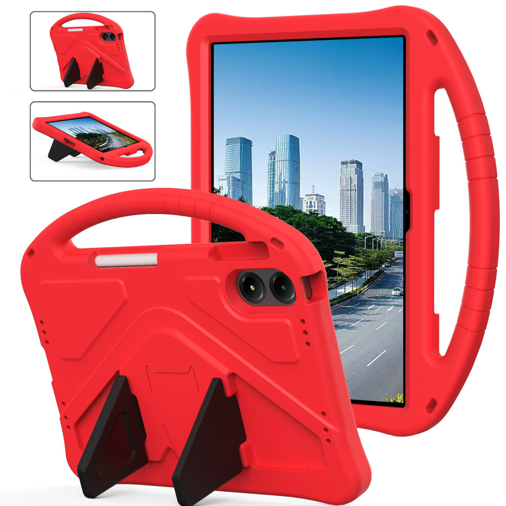 (Red) For Xiaomi Mi Pad 2 Pro Case Eva Tablet Cover With Handle Kickstand Children Friendly Red 6914281397794