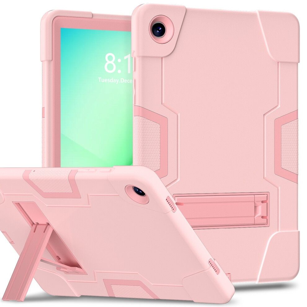 (Rose ) For Samsung Galaxy Tab A11+ Case Robot Style Silicone + Pc Tablet Cover With Kickstand Gold 6914286615237