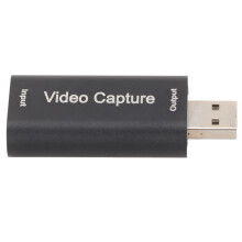 HDMI-videooptagelseskort USB-port Højopløsningsoptagelse i realtid med skærmdelingsenhed til live-udsendelser og undervisning i gaming til PS4