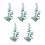 Patchs de fleurs brodés avec des Appliques de broderie, 5-Bleu 1