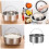 Steamers Basket with Handle Food Strainer Steaming Grid-16cm 2