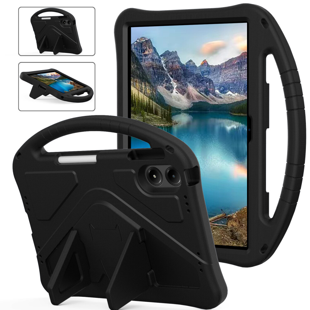 (Black) For Xiaomi Redmi Pad 2 Pro Case Eva Tablet Cover With Handle Kickstand Children Friendly Black 6914289684605