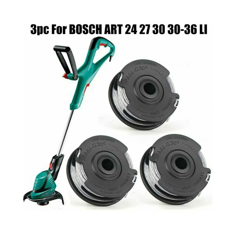 Cordless String Trimmer Compatibility, Premium Quality Weed Clearing Grass Trimming Spool & Line Set For Garden Maintenance, Automatic Bobbin Feed