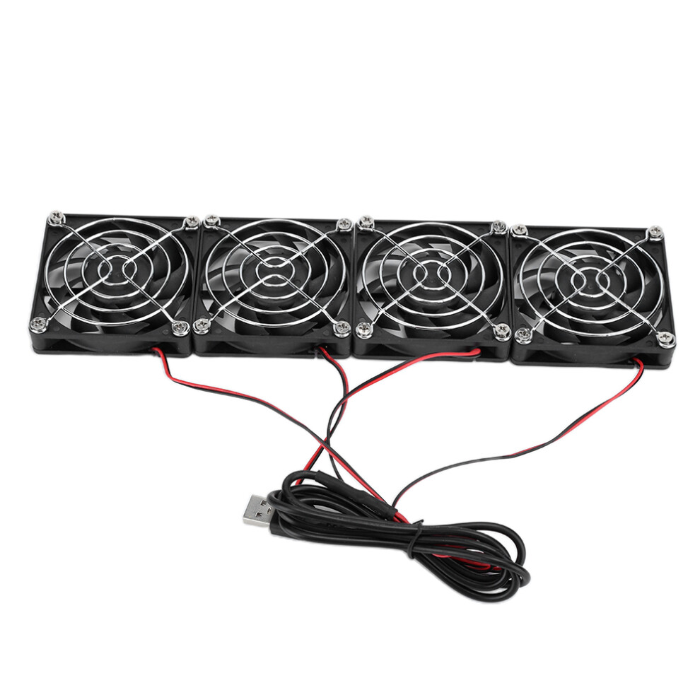 Router Cooling Fan, Efficient Heat Dissipation Router Fan With Removable Film Usb Powered Device For Stable Network Performance And Easy Installation 9486358030783