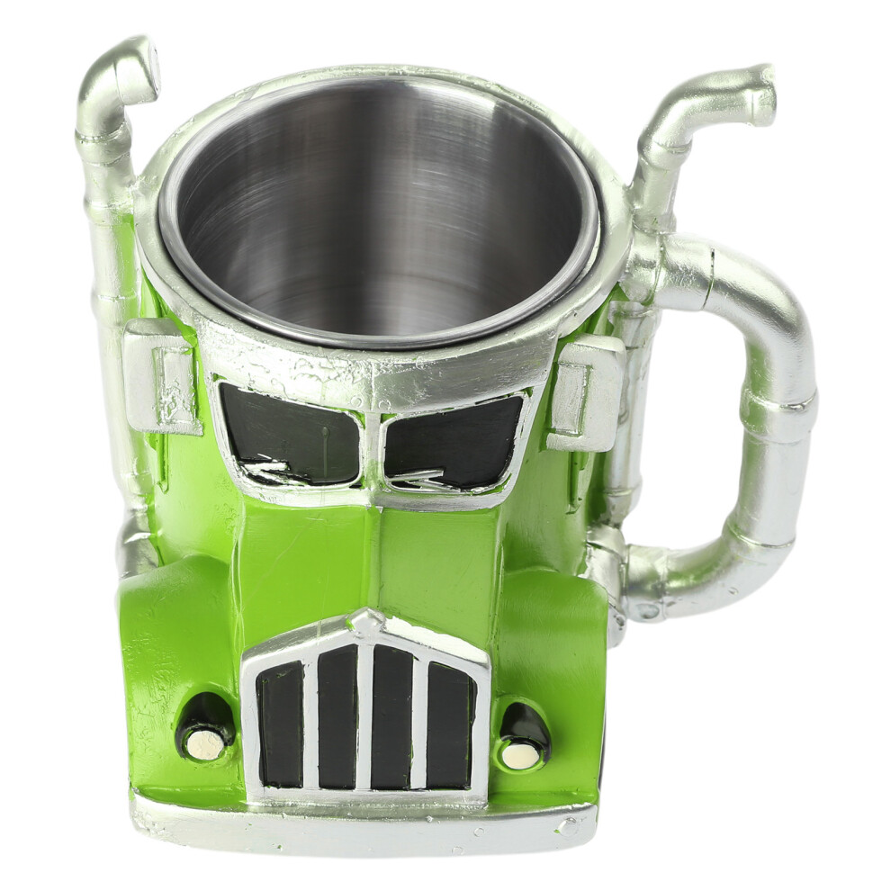 Creative Truck Shape Resin Mug 12Oz Durability For- Light/Green 7704000550390