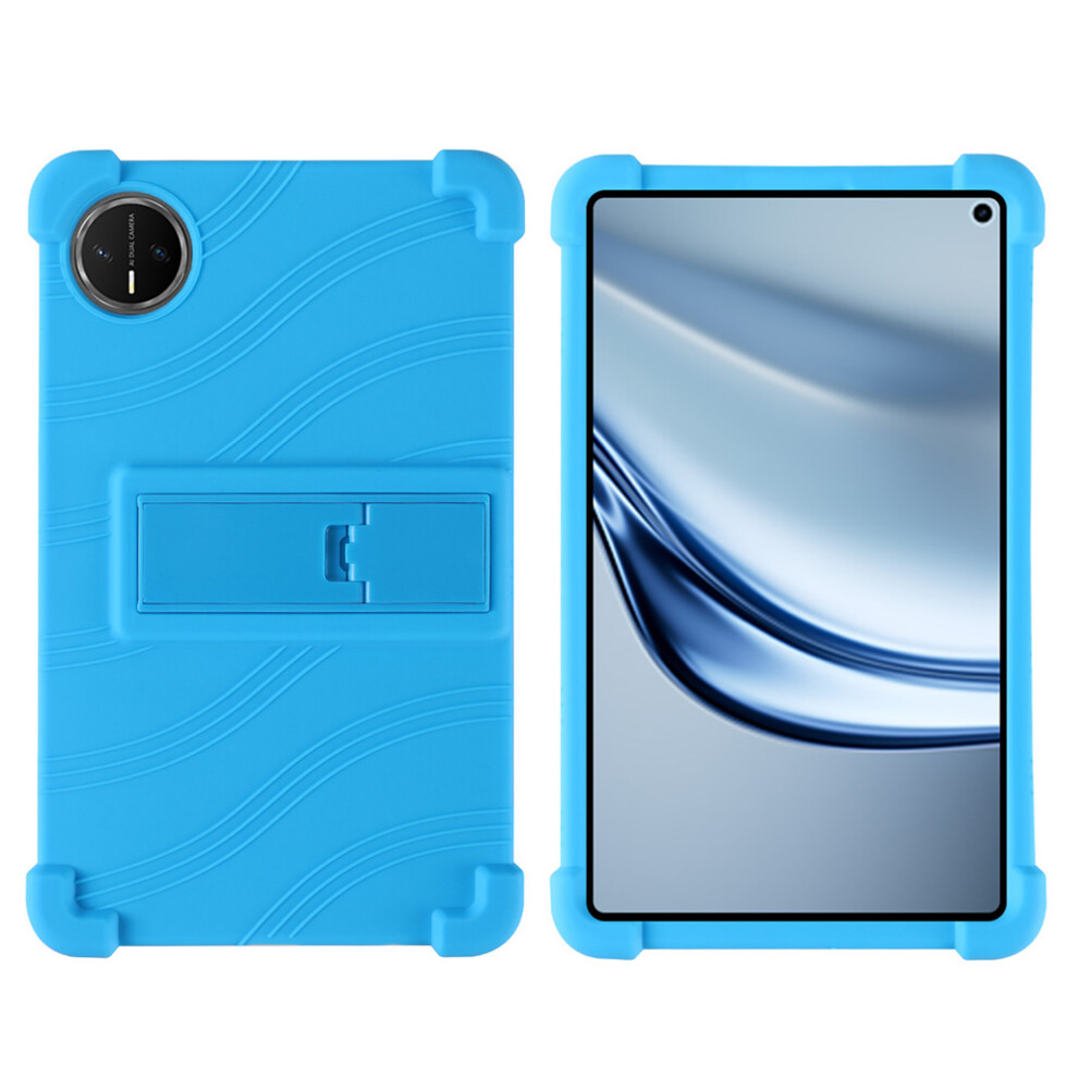 (Baby ) For Huawei Matepad Mini Case Adjustable Kickstand Silicone Tablet Protective Cover Blue 6914288127134