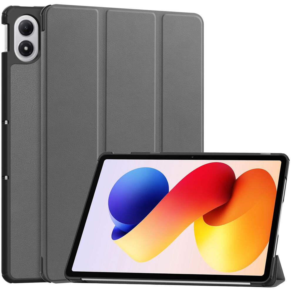 (Grey) For Xiaomi Poco Pad M1 / Redmi Pad 2 Pro Case Anti-Drop Leather Stand Tablet Cover Grey 6914289858549