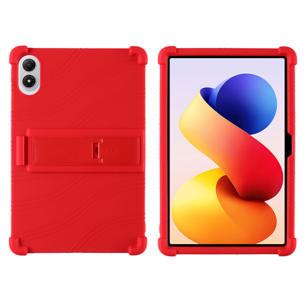 (Red) For Xiaomi Mi Pad 2 Pro Case Adjustable Kickstand Silicone Tablet Protective Cover Red 6914285491580