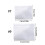 Pochettes à fermeture éclair EVA 10-Mat translucide 7,6x7 3