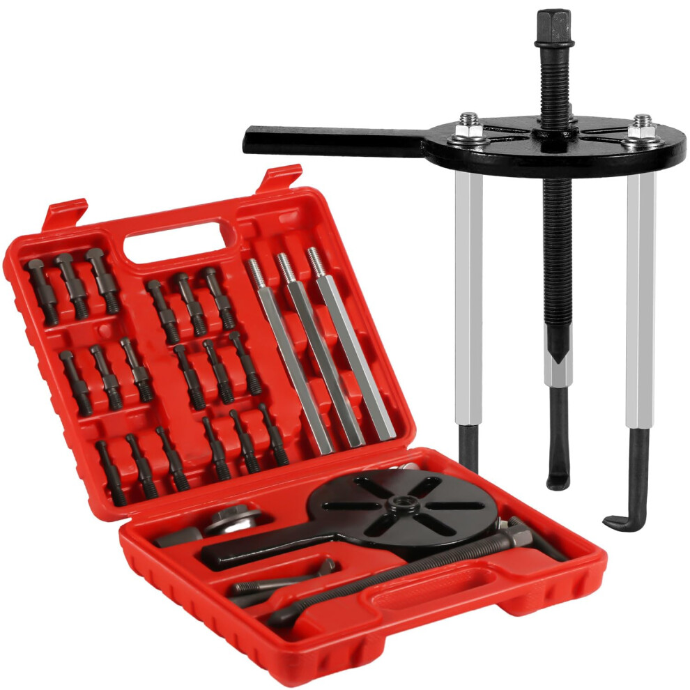 Bearing Removal Tool 21In1 Set, Bearing Separator With 6 Collet Sizes, 3Jaw Puller For Inner Bearing 9365049251891