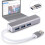 Προσαρμογέας USB C σε Ethernet, προσαρμογέας δικτύου 2 σε 1 USB C και USB 3.0 Gigabit, σύνδεση Ethernet 2