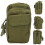 Θήκη Molle System Ready, Μικρή τακτική θήκη Army Green, αδιάβροχη με διπλούς ιμάντες 7