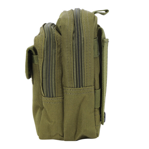 Θήκη Molle System Ready, Μικρή τακτική θήκη Army Green, αδιάβροχη με διπλούς ιμάντες 2