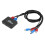 KVM με τροφοδοσία USB, διακόπτης HDMI KVM για έλεγχο δύο υπολογιστών, υποστηρίζει 5