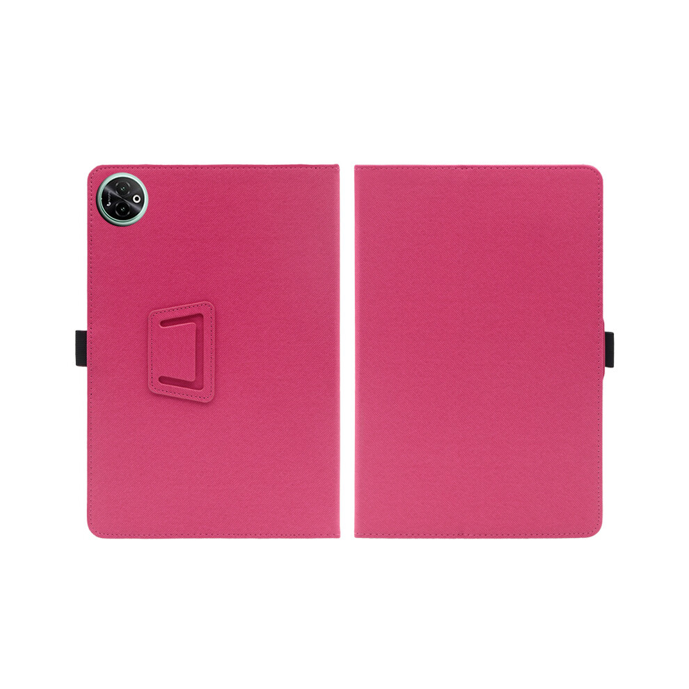 (Rose) For Doogee Tab E3 Max Case Stand Pu Leather Tablet Cover Built-In Hand Strap 6914289711837