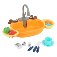 Electric Dishwasher Kitchen Playset Sink Toy for Kids Boys Girls Educational