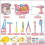 Girls' Pretend Play Construction Tool Set with Hat, Tool Box, Tape Measure, Drill, Hammer 2