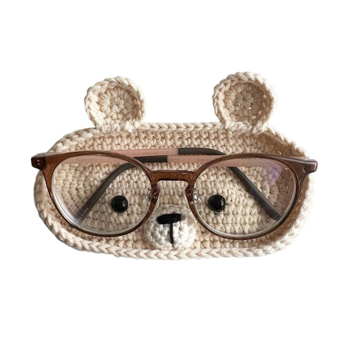 Brillenhalter in Tierform, gehäkelt, gestrickt,-Stil C