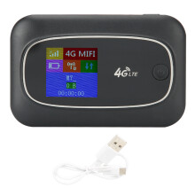 Router WiFi mobil 4G LTE, însoțitor de călătorie, deblocat, dispozitive hotspot WiFi portabile cu slot pentru cartelă SIM, acceptă navigare web