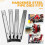 Pack of 4 High Speed Pipe Threading Set Dies for 1 2 Inch Pipe 2