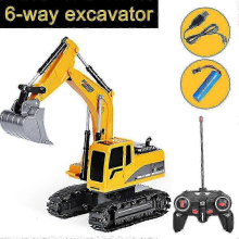 Electric Remote Control Excavator Toy for Kids Boys Gifts
