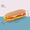 Set Giocattolo Cucina Fast Food per Bambini con Hamburger e Pizza 3