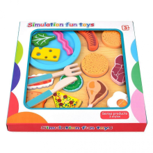 CPretend Food Playset Early Learning Toy Christmas Gift for Toddlers Kids Boys Girls