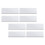 8Pieces Blank Name Badge with Pin for Office Workers Students 1
