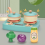 Set da cucina per bambini con spray, luci e suoni, giocattoli educativi e regali 4