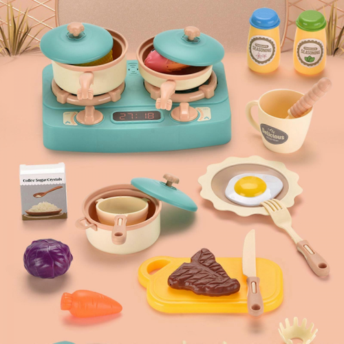 Set da cucina per bambini con spray, luci e suoni, giocattoli educativi e regali 2