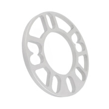 Wheel Spacers Aluminum 10mm Universal Shims For 4x100 4x108 4x110 4x112 4x114.3 5x100 5x110 5x115 5x120 Silver