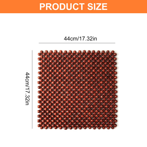Coussin de siège en perles de bois amicales, coussin de-ÊTRE 2