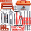 39 Pcs Kids Toolbox Kit Toy Simulation Repair Tools Drill Plastic Game Learning Engineering Puzzle Gift for Boys Play House 1