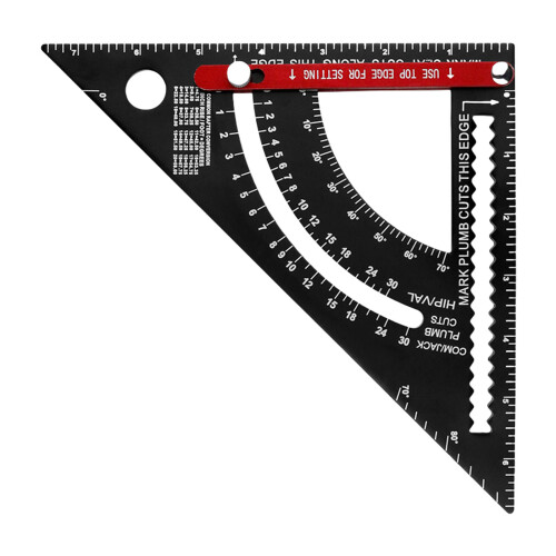 Carpentry Triangle Ruler Rafter Framing Square Woodworking