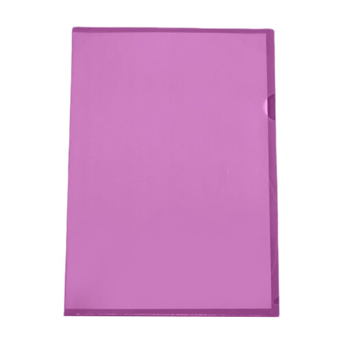 6 Colors Plastic Folders Presentation Folder L-Purple 17C