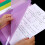 6 Colors Plastic Folders Presentation Folder L-Purple 17C 6