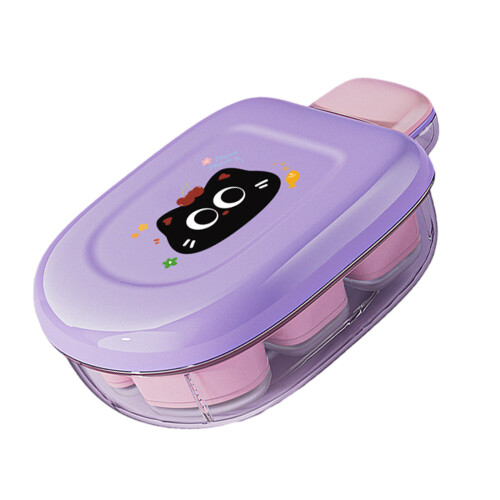 La presse ronde de boule de glace moule le plateau de-Violet