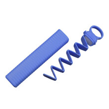 Perstype ijsblokjesmaker met ophanggat, grote capaciteit,-Blauw