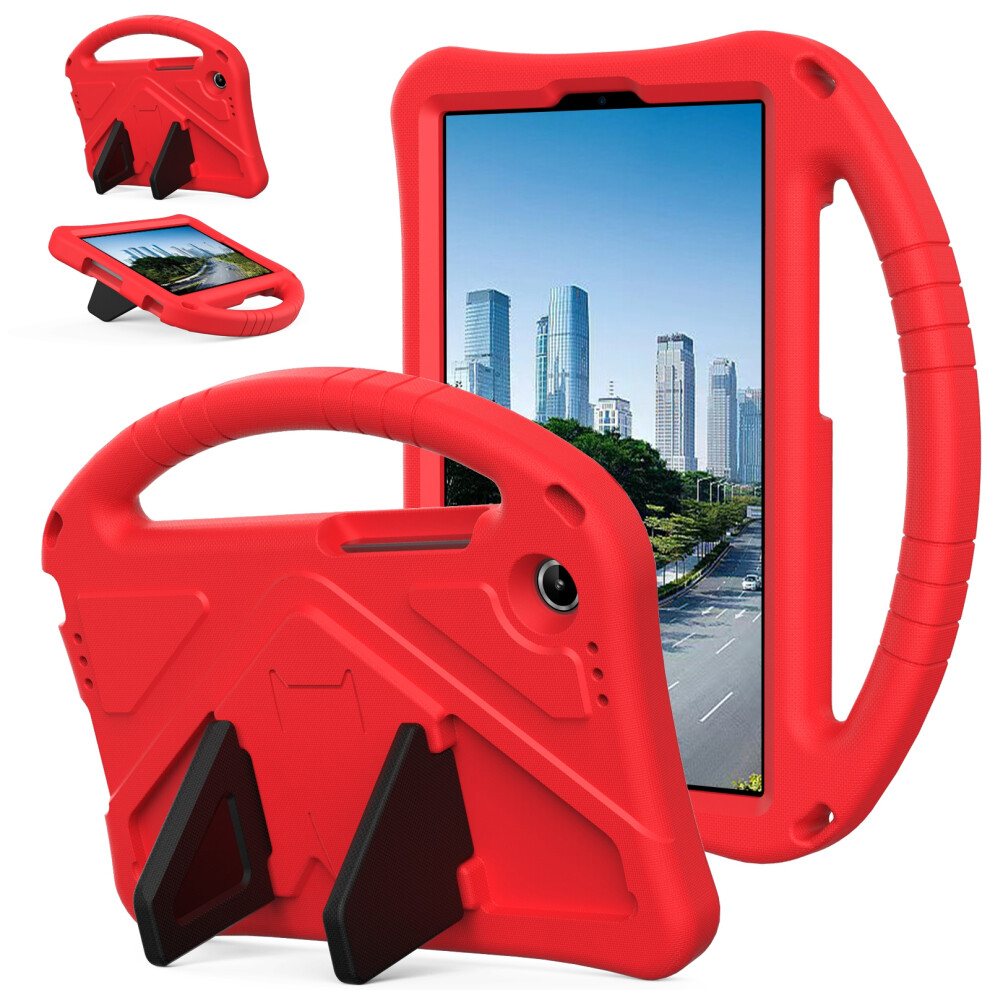 (Red) For Lenovo Tab K9 Case Eva Tablet Cover With Handle Kickstand Children Friendly Red 6914280582948