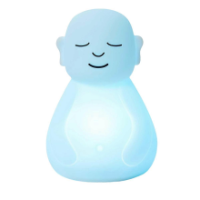White Breathing Buddha Guided Meditation Tool for Stress & Anxiety Relief