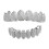Gold/Silver Plated Teeth Teeth Brace Halloween Costume-Silver 1