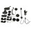Bluetooth Communication System For Motorcycles Wireless Multi Rider Intercom With CVC Noise Reduction Stereo Audio Voice Command Waterproof Design Han 4
